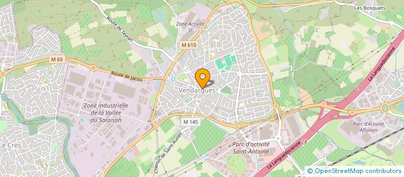 localisation de l'entreprise COMMUNE DE VENDARGUES à VENDARGUES