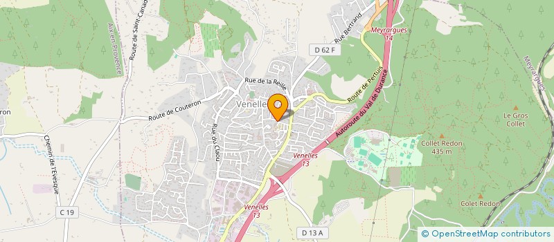 localisation de l'entreprise COMMUNE DE VENELLES  VENELLES