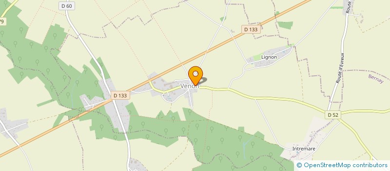 localisation de l'entreprise COMMUNE DE VENON  VENON