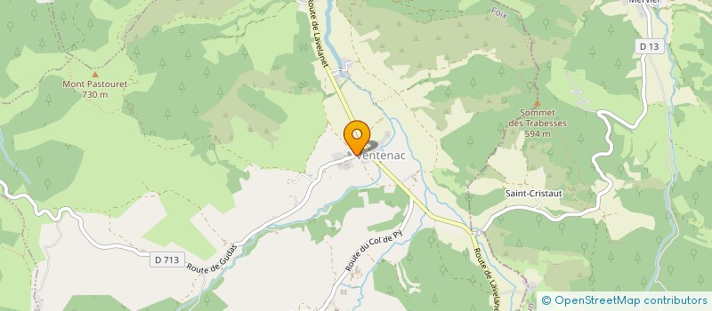 localisation de l'entreprise COMMUNE DE VENTENAC à VENTENAC
