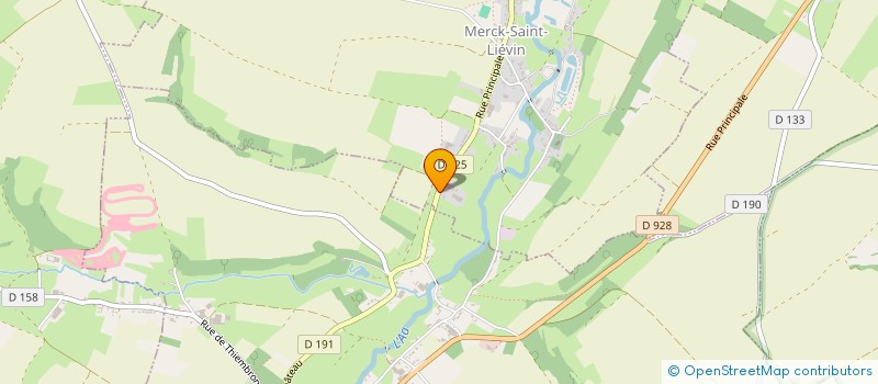 localisation de l'entreprise COMMUNE DE VERCHOCQ  VERCHOCQ