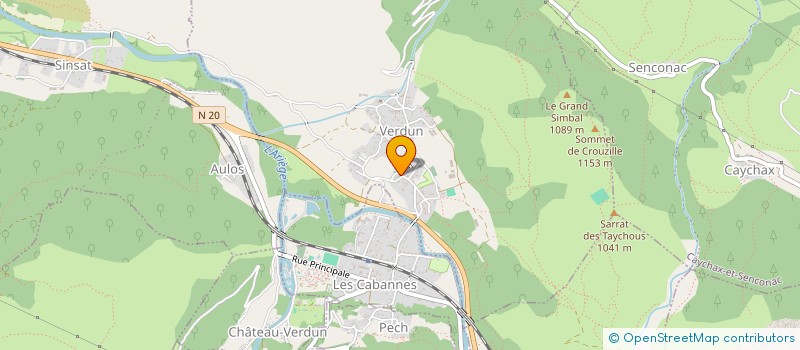 localisation de l'entreprise COMMUNE DE VERDUN à VERDUN