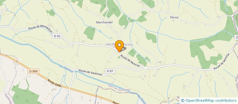 localisation de l'entreprise COMMUNE DE VERLHAC TESCOU  VERLHAC-TESCOU