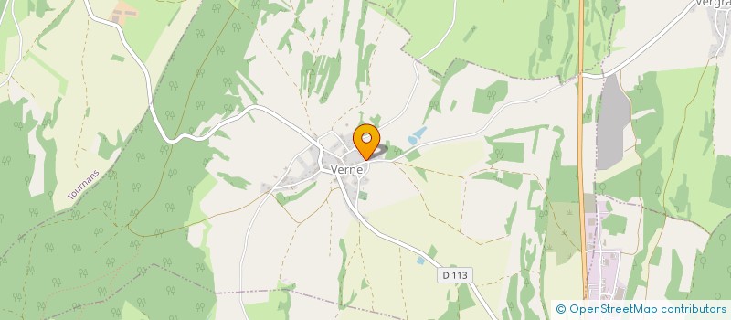 localisation de l'entreprise COMMUNE DE VERNE à VERNE