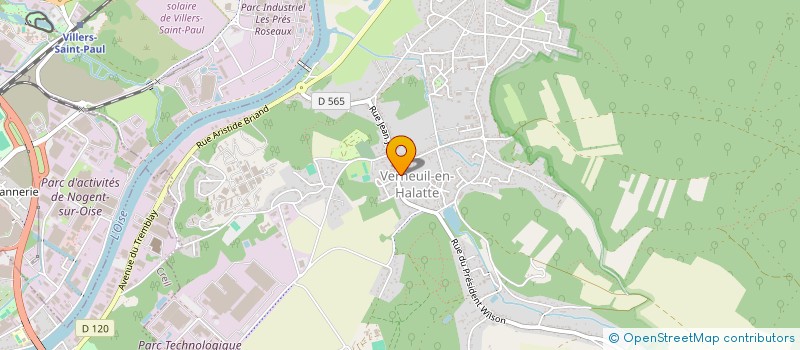 localisation de l'entreprise COMMUNE DE VERNEUIL EN HALATTE à VERNEUIL-EN-HALATTE