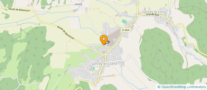 localisation de l'entreprise COMMUNE DE VERNOIS LES BELVOIR  VERNOIS-LES-BELVOIR