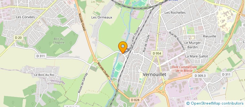 localisation de l'entreprise COMMUNE DE VERNOUILLET à VERNOUILLET