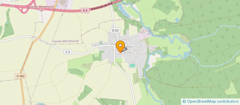 localisation de l'entreprise COMMUNE DE VERRIERES à VERRIERES