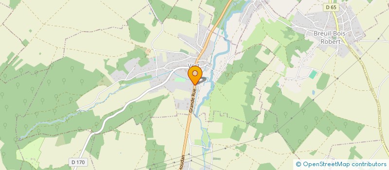 localisation de l'entreprise COMMUNE DE VERT  VERT