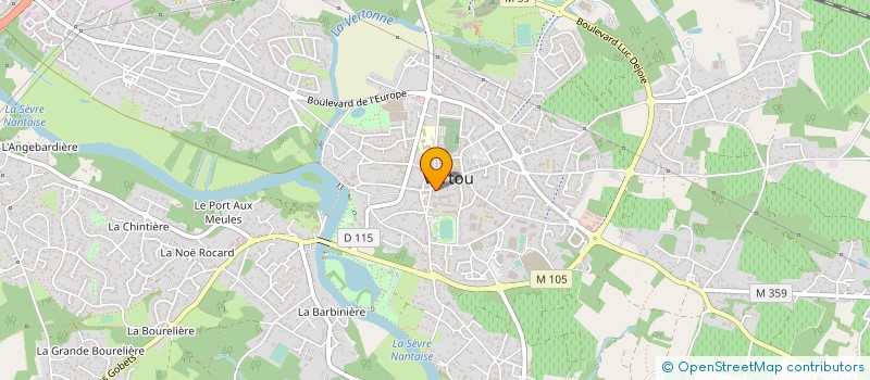 localisation de l'entreprise COMMUNE DE VERTOU à VERTOU