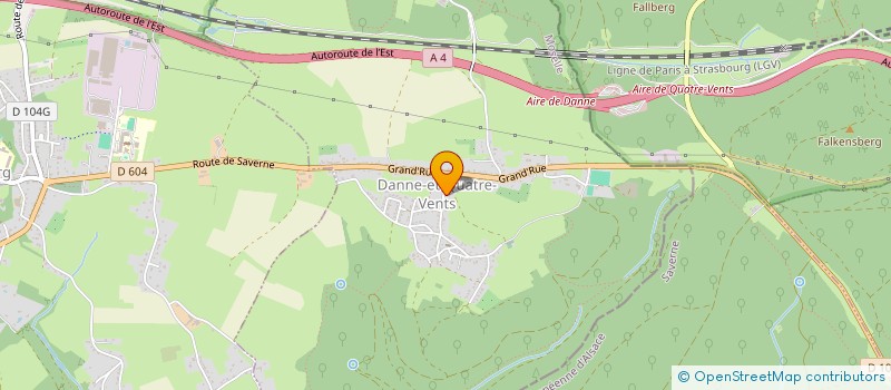 localisation de l'entreprise COMMUNE DE VESCHEIM  VESCHEIM