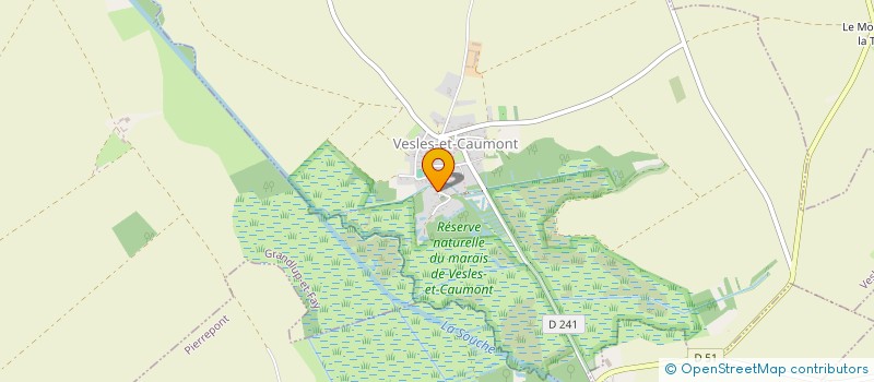 localisation de l'entreprise COMMUNE DE VESLES ET CAUMONT  VESLES-ET-CAUMONT
