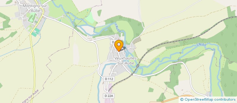 localisation de l'entreprise COMMUNE DE VEUXHAULLES SUR AUBE  VEUXHAULLES-SUR-AUBE