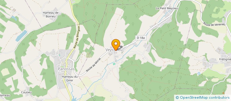 localisation de l'entreprise COMMUNE DE VEYSSILIEU  VEYSSILIEU