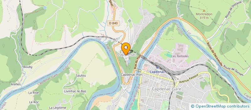 localisation de l'entreprise COMMUNE DE VIAZAC  VIAZAC