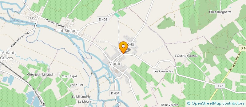 localisation de l'entreprise COMMUNE DE VIBRAC à VIBRAC