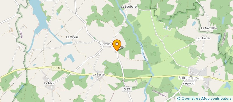 localisation de l'entreprise COMMUNE DE VIDEIX  VIDEIX