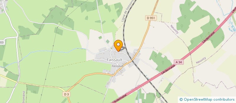 localisation de l'entreprise COMMUNE DE VIEL SAINT REMY  VIEL-SAINT-REMY