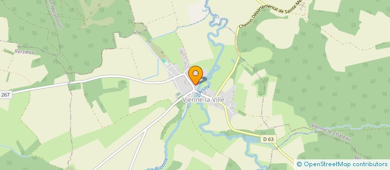 localisation de l'entreprise COMMUNE DE VIENNE LA VILLE  VIENNE-LA-VILLE