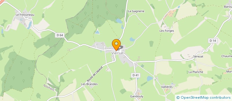 localisation de l'entreprise COMMUNE DE VIERSAT à VIERSAT