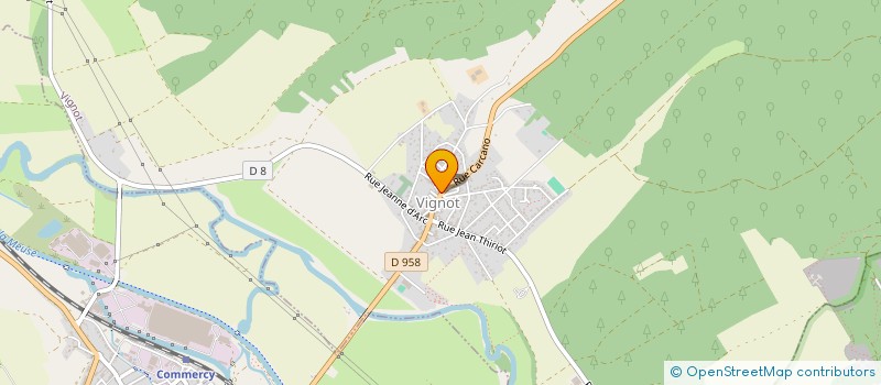 localisation de l'entreprise COMMUNE DE VIGNOT à VIGNOT