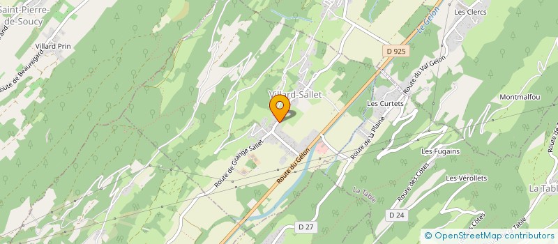 localisation de l'entreprise COMMUNE DE VILLARD SALLET  VILLARD-SALLET