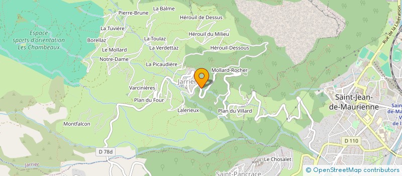 localisation de l'entreprise COMMUNE DE VILLAREMBERT  VILLAREMBERT