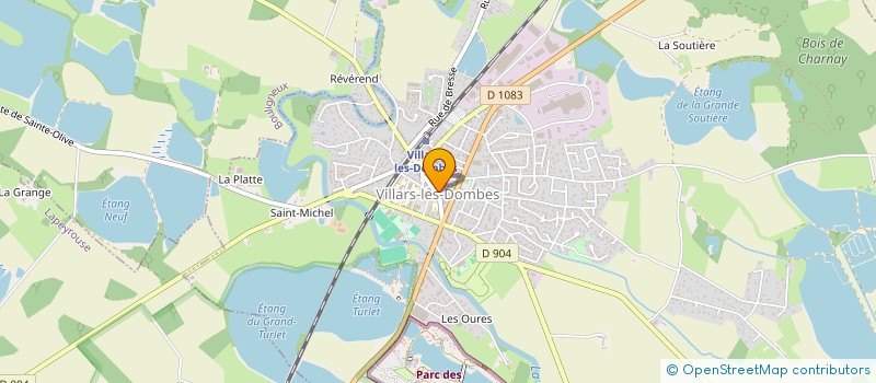 localisation de l'entreprise COMMUNE DE VILLARS-LES-DOMBES  VILLARS-LES-DOMBES