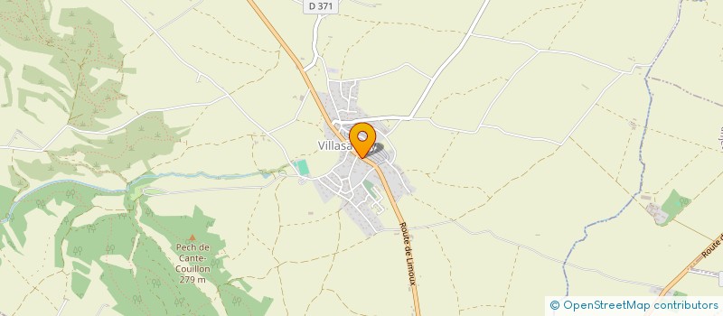 localisation de l'entreprise COMMUNE DE VILLASAVARY  VILLASAVARY