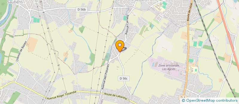 localisation de l'entreprise COMMUNE DE VILLATE  VILLATE