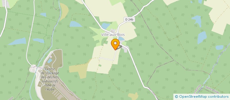 localisation de l'entreprise COMMUNE DE  VILLE-AUX-BOIS  LA VILLE-AUX-BOIS