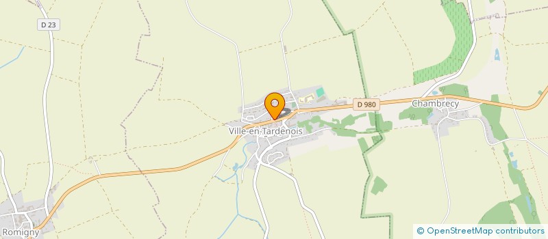 localisation de l'entreprise COMMUNE DE VILLE EN TARDENOIS  VILLE-EN-TARDENOIS