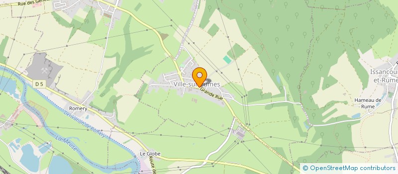 localisation de l'entreprise COMMUNE DE VILLE SUR LUMES  VILLE-SUR-LUMES