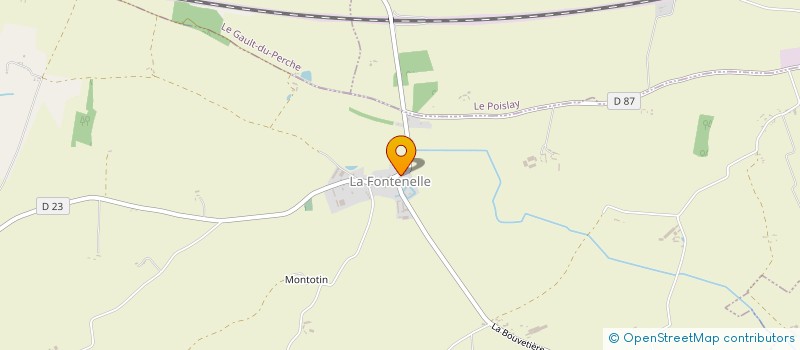 localisation de l'entreprise COMMUNE DE VILLEBOUT  VILLEBOUT