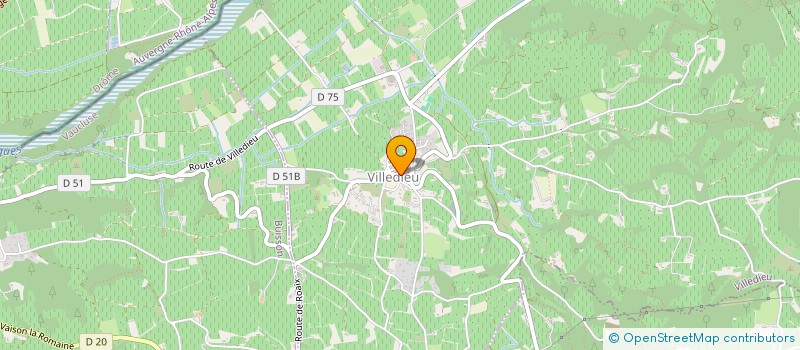 localisation de l'entreprise COMMUNE DE VILLEDIEU à VILLEDIEU