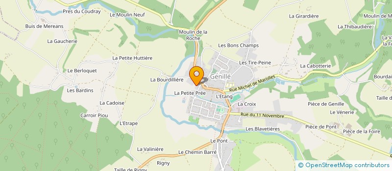 localisation de l'entreprise COMMUNE DE VILLEDOMAIN à VILLEDOMAIN