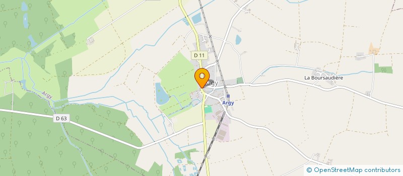 localisation de l'entreprise COMMUNE DE VILLEGOUIN à VILLEGOUIN