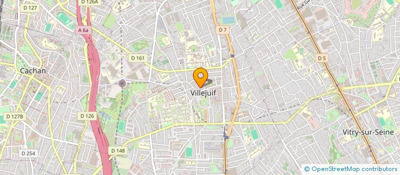 localisation de l'entreprise COMMUNE DE VILLEJUIF  VILLEJUIF