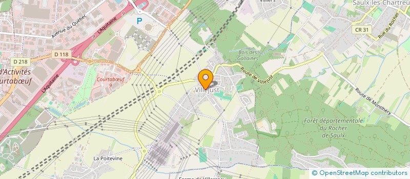 localisation de l'entreprise COMMUNE DE VILLEJUST  VILLEJUST