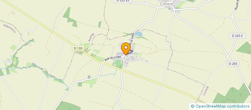 localisation de l'entreprise COMMUNE DE VILLEMORIN  VILLEMORIN