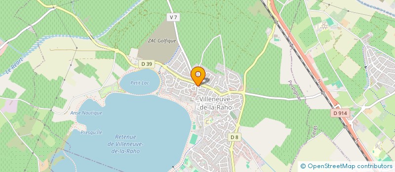 localisation de l'entreprise COMMUNE DE VILLENEUVE-DE-LA-RAHO  VILLENEUVE-DE-LA-RAHO