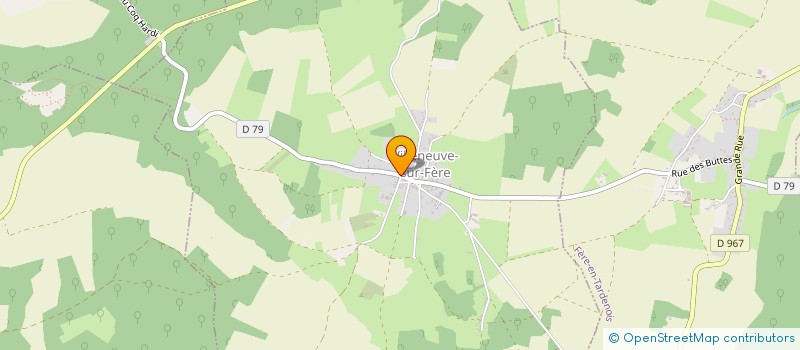 localisation de l'entreprise COMMUNE DE VILLENEUVE SUR FERE  VILLENEUVE-SUR-FERE