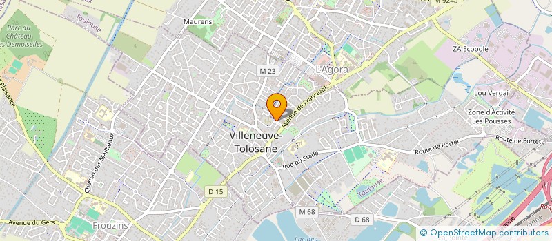 localisation de l'entreprise COMMUNE DE VILLENEUVE TOLOSANE à VILLENEUVE-TOLOSANE