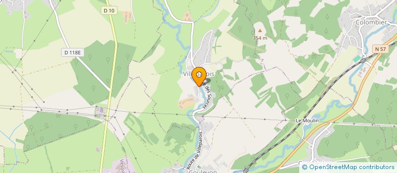 localisation de l'entreprise COMMUNE DE VILLEPAROIS  VILLEPAROIS