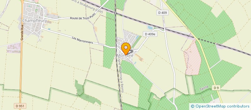 localisation de l'entreprise COMMUNE DE VILLERS-AUX-NOEUDS  VILLERS-AUX-NUDS