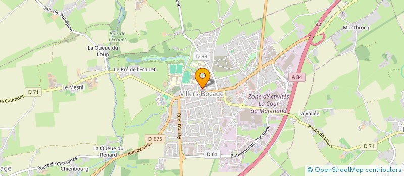 localisation de l'entreprise COMMUNE DE VILLERS BOCAGE  VILLERS-BOCAGE