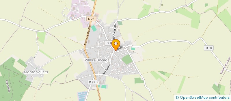 localisation de l'entreprise COMMUNE DE VILLERS BOCAGE  VILLERS-BOCAGE
