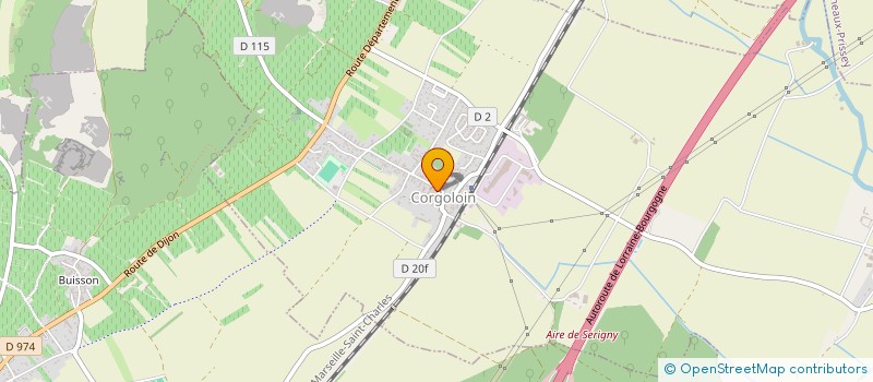 localisation de l'entreprise COMMUNE DE VILLERS LA FAYE  VILLERS-LA-FAYE