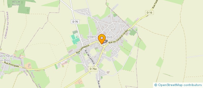 localisation de l'entreprise COMMUNE DE VILLERS OUTREAUX  VILLERS-OUTREAUX