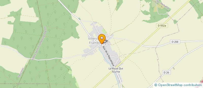 localisation de l'entreprise COMMUNE DE VILLERS-SAINT-FRAMBOURG-OGNON à VILLERS-SAINT-FRAMBOURG-OGNON